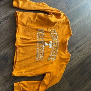 Champion Orange Crop Top